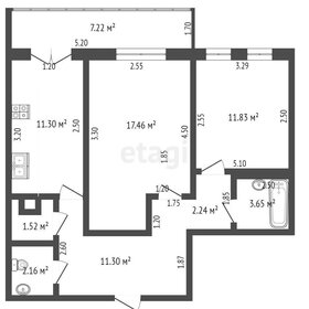 90 м², 3-комнатная квартира 9 400 000 ₽ - изображение 33