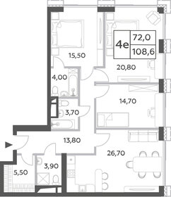 123,7 м², 4-комнатная квартира 52 545 688 ₽ - изображение 29