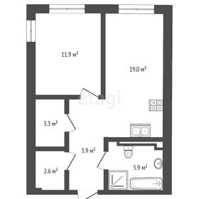 Квартира 48 м², 1-комнатная - изображение 2