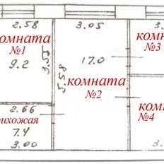 Квартира 63,8 м², 4-комнатная - изображение 2