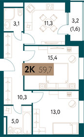 54,7 м², квартира-студия 29 450 000 ₽ - изображение 80