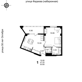 60 м², 3-комнатная квартира 3 850 000 ₽ - изображение 65