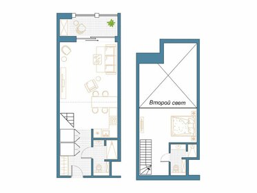 Квартира 61,9 м², 2-комнатные - изображение 1