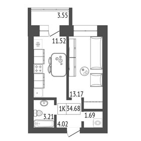 83,3 м², 4-комнатная квартира 2 100 000 ₽ - изображение 23