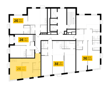 49,1 м², 2-комнатная квартира 23 650 000 ₽ - изображение 81