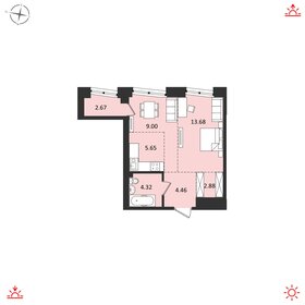 43,3 м², 2-комнатная квартира 5 250 000 ₽ - изображение 65