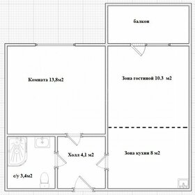 40,6 м², 1-комнатная квартира 16 500 000 ₽ - изображение 28