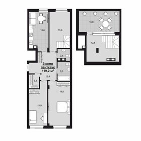 Квартира 108,4 м², 3-комнатная - изображение 1