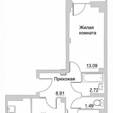 Квартира 65,6 м², 3-комнатная - изображение 2