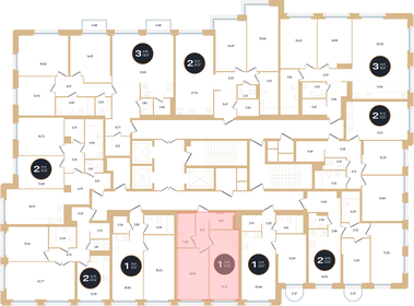 47,4 м², 1-комнатная квартира 11 385 600 ₽ - изображение 10