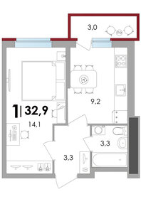 43 м², 2-комнатная квартира 3 150 000 ₽ - изображение 64
