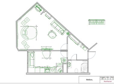 Квартира 44,3 м², 1-комнатная - изображение 2