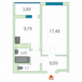 Квартира 39,4 м², 1-комнатная - изображение 1