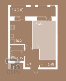 Квартира 42 м², 1-комнатная - изображение 1