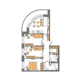 57,3 м², 2-комнатная квартира 6 888 200 ₽ - изображение 71
