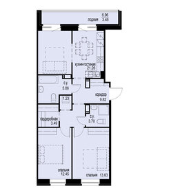 82,4 м², 3-комнатная квартира 18 900 000 ₽ - изображение 101