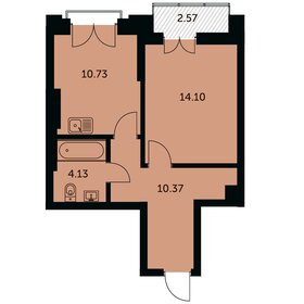 55,9 м², 1-комнатная квартира 10 270 000 ₽ - изображение 89