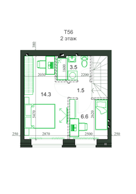 Квартира 56,1 м², 3-комнатная - изображение 2