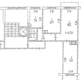 60,5 м², 3-комнатная квартира 4 200 000 ₽ - изображение 20