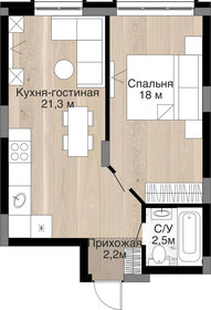 Квартира 45,2 м², студия - изображение 1