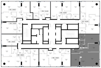 50 м², 1-комнатная квартира 5 500 ₽ в сутки - изображение 20