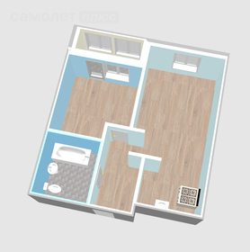 39,5 м², 2-комнатная квартира 4 920 000 ₽ - изображение 39