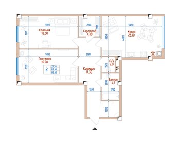 26,6 м², 1-комнатная квартира 3 901 000 ₽ - изображение 26