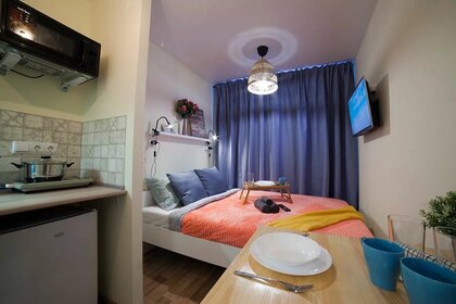 21 м², квартира-студия 1 690 ₽ в сутки - изображение 64