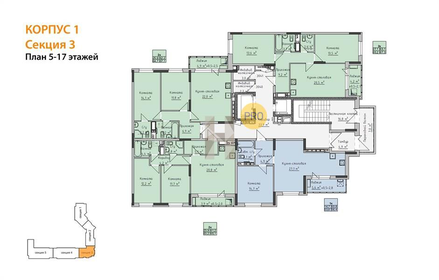 Квартира 63 м², 2-комнатная - изображение 2