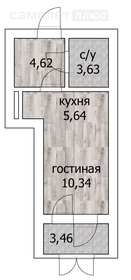 25,5 м², апартаменты-студия 1 770 000 ₽ - изображение 63