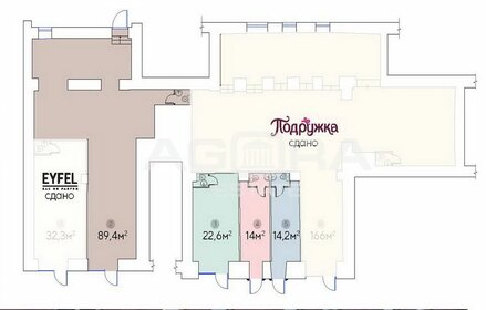 22,6 м², торговое помещение - изображение 3