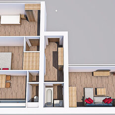 Квартира 82,7 м², 3-комнатная - изображение 3