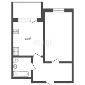 Квартира 27 м², 1-комнатная - изображение 1