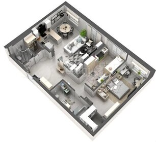 Квартира 93,5 м², 2-комнатная - изображение 2