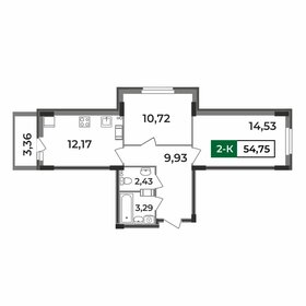 47,7 м², 2-комнатная квартира 4 350 000 ₽ - изображение 62