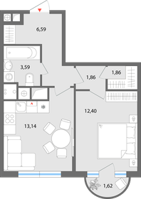 51,8 м², 2-комнатная квартира 3 100 000 ₽ - изображение 76