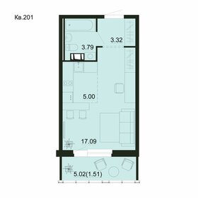 30,7 м², квартира-студия 3 990 000 ₽ - изображение 103