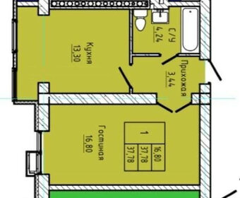 59,7 м², 2-комнатная квартира 2 687 002 ₽ - изображение 16