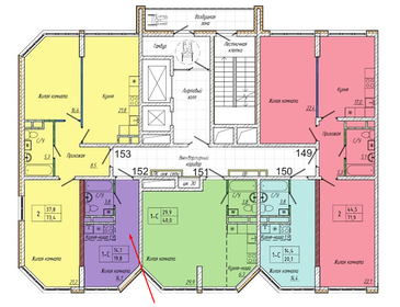 Квартира 19,8 м², 1-комнатная - изображение 1