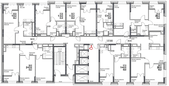 115,6 м², 3-комнатная квартира 19 500 000 ₽ - изображение 98