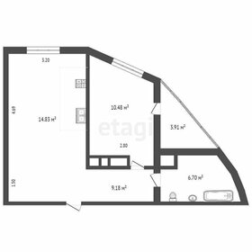 41,1 м², 1-комнатная квартира 7 000 000 ₽ - изображение 6