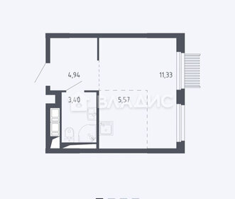 Квартира 25 м², студия - изображение 1