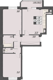 72,2 м², 2-комнатная квартира 10 512 320 ₽ - изображение 11