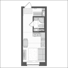 Квартира 21,3 м², студия - изображение 3