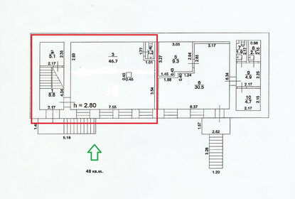 66,4 м², помещение свободного назначения 19 920 ₽ в месяц - изображение 46