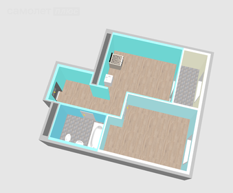 44,5 м², 1-комнатная квартира 8 700 000 ₽ - изображение 28