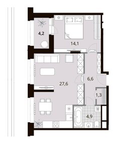 65,2 м², 2-комнатная квартира 11 200 000 ₽ - изображение 36