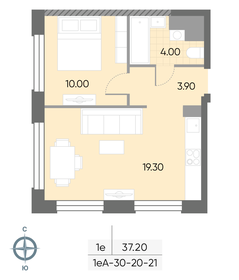 36 м², 1-комнатная квартира 17 174 700 ₽ - изображение 48