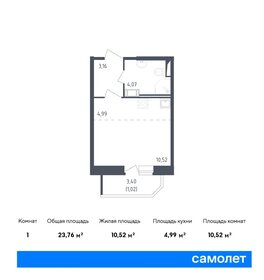 28,2 м², квартира-студия 5 400 000 ₽ - изображение 60