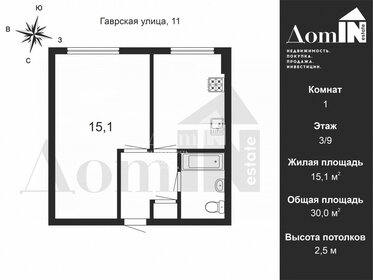 37,9 м², 1-комнатная квартира 6 800 000 ₽ - изображение 127